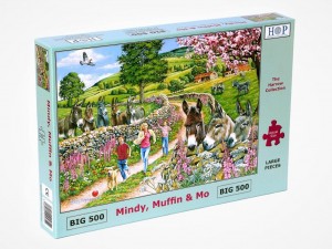 House of Puzzles: Mindy, Muffin & Mo (500BIG) legpuzzel