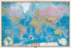 Eurographics: Map of the World (2000) landkaartpuzzel