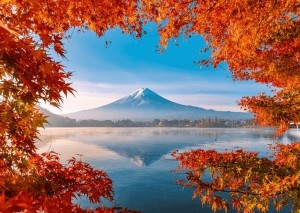 Schmidt: Herfstmagie bij de Fuji (1000) herfstpuzzel