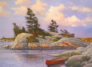 Cobble Hill: Canadian Artist Series - Red Canoe (1000) legpuzzel
