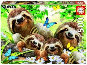 Educa: Sloth Family Selfie (500) legpuzzel