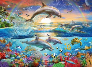 Ravensburger: Dolfijnenparadijs (300XXL) kinderpuzzel