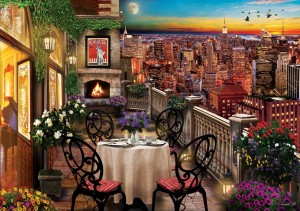 Art Puzzle: Dinner at New York (1000) legpuzzel