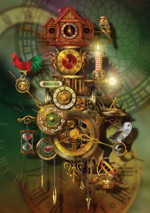 KS Games: Its About Time - Ciro Marchetti (1500) verticale puzzel