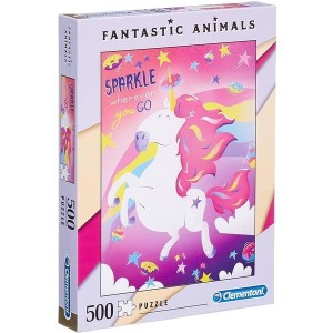 Clementoni: Unicorn Sparkle (500) eenhoornpuzzel