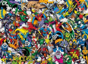 Clementoni: Impossible Puzzle - DC Comics (1000) legpuzzel