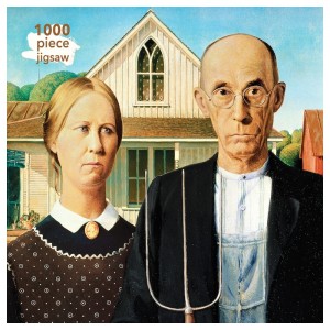 Décadence: American Gothic - Grant Wood (1000) legpuzzel