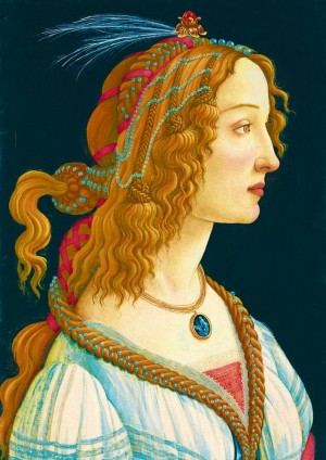 Art By Bluebird: Idealized Portrait of a Lady (1000) kunstpuzzel