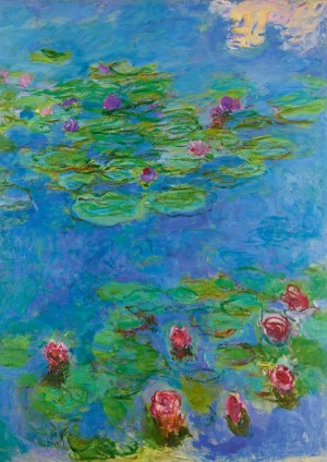 Art By Bluebird: Water Lilies - Monet (1000) kunstpuzzel