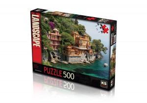 KS Games: Seaside Villas Near Portofino (500) legpuzzel