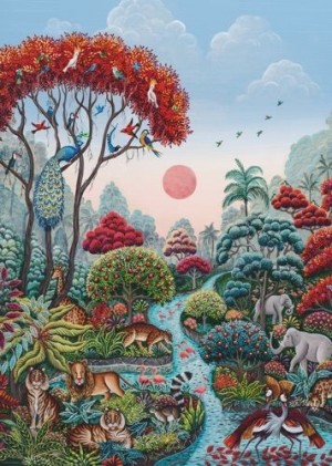 Heye: Exotic Garden - Wildlife Paradise (2000) legpuzzel