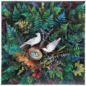 Eeboo: Birds in Fern (1000) vogelpuzzel