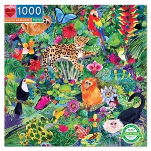 Eeboo: Amazon Rainforest (1000) legpuzzel