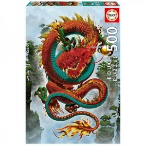 Educa: Good fortune Dragon (500) drakenpuzzel
