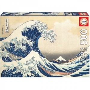Educa: The Great Wave Off Kanagawa (500) legpuzzel