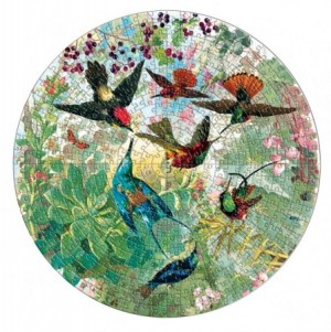 Eeboo: Hummingbirds (500) ronde puzzel