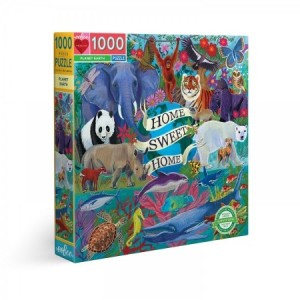 Eeboo: Planet Earth (1000) vierkante puzzel