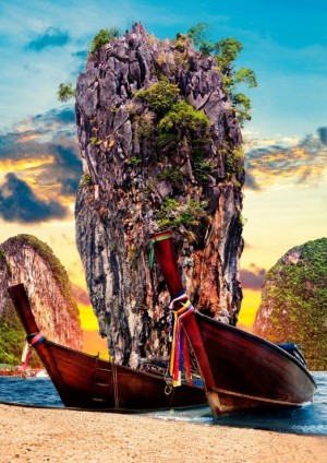 Bluebird: Phuket, Thailand (1500) verticale puzzel