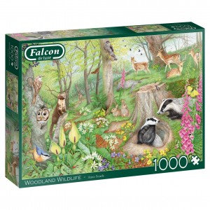 Falcon: Woodland Wildlife (1000) legpuzzel