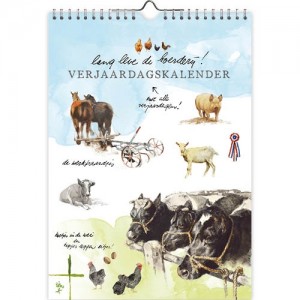 Comello: Rien Poortvliet Lang leve de boerderij Verjaardagskalender