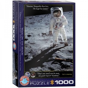 Eurographics: Walk on the Moon (1000) verticale puzzel