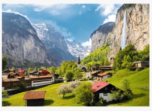 Trefl: Lauterbrunnen, Zwitserland (3000) legpuzzel