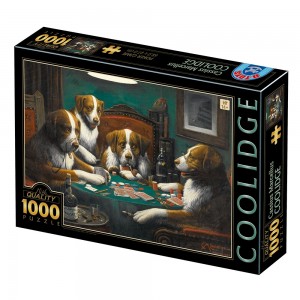 D-Toys: Cassius Marcellus Coolidge Poker Game (1000) legpuzzel