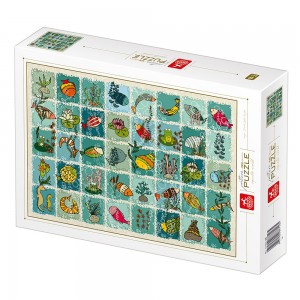 Deico: Pattern Puzzle - Aquatic World (1000) legpuzzel
