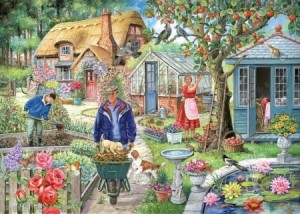 House of Puzzles: Find The Differences - In the Garden (1000) puzzel