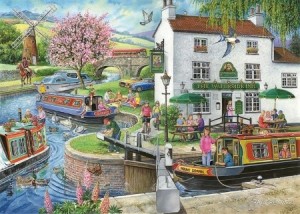 House of Puzzles: Find The Differences - By the Canal (1000) puzzel