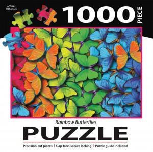 Turner: Rainbow Butterflies (1000) vlinderpuzzel