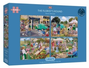 Gibsons: The Florist's Round (4x500) legpuzzels