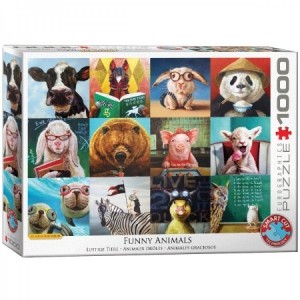 Eurographics: Funny Animals (1000) legpuzzel