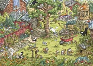 Heye: Garden Adventure - Simon's Cat (1000) legpuzzel