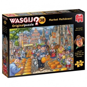 Jumbo: Wasgij Original 38 Market Meltdown (1000) legpuzzel