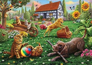 KS Games: Dogs and Cats at Play (500) legpuzzel