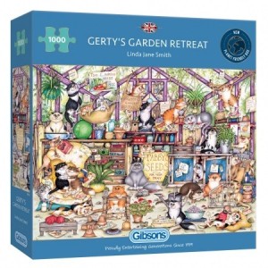 Gibsons: Gerty's Garden Retreat (1000) legpuzzel