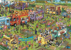 Jan van Haasteren: Food Truck Festival (1500) legpuzzel