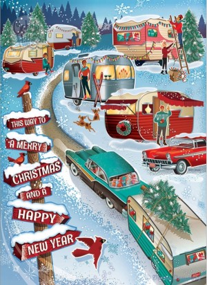 Cobble Hill: Christmas Campers (1000) kerstpuzzel