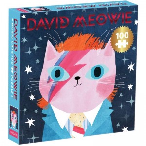 Decadence: Mudpuppy - David Meowie (100) kattenpuzzel