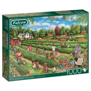 Falcon: Strawberry Picking - Debbie Cook (1000) legpuzzel