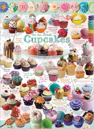 Cobble Hill: Cupcake Time (1000) verticale puzzel