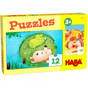 Haba: Meneer Egel (2x12) kinderpuzzels