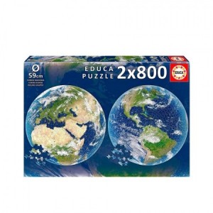 Educa: Planet Earth (2x800) ronde puzzels