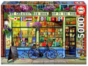 Educa: Greatest Bookshop in the World (5000) grote legpuzzel