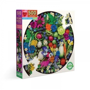 Eeboo: Organic Harvest (500) ronde puzzel