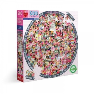 Eeboo: Women March (500) ronde puzzel