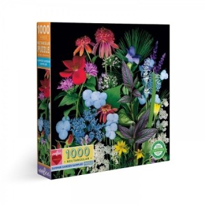 Eeboo: Summer Garden Sampler (1000) vierkante puzzel