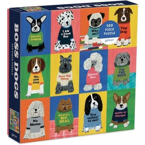 Galison: Boss Dogs (500) hondenpuzzel