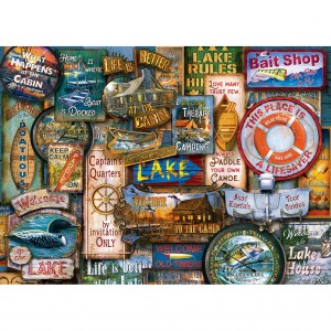 Master Pieces: Realtree - Off to the Lakehouse (1000) puzzel